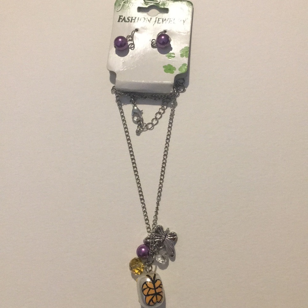 Linpeng Fiona Hand-painted Butterfly & Flower Set